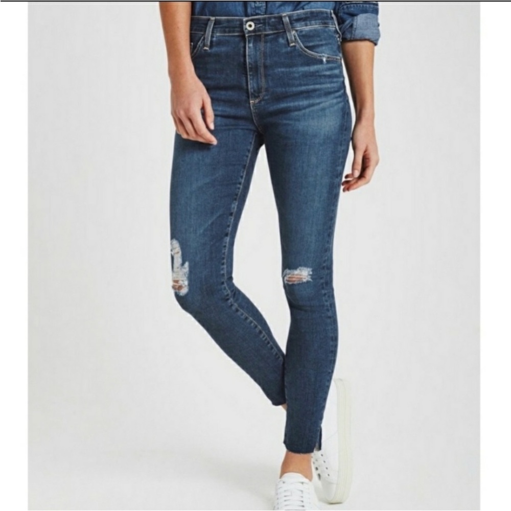 AG Adriano Goldschmied Farrah Skinny Ankle High Rise Size 27